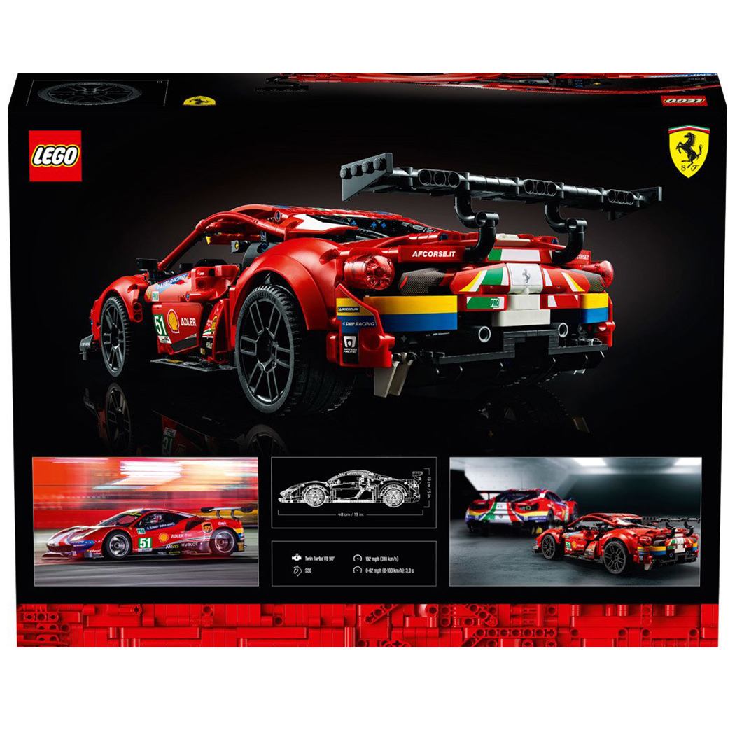 フェラーリ オリジナル アクセサリー フェラーリ 認証 レゴ Ferrari フェラーリ ブロック 4 フィギュア Gte Af コルセ 51 レゴテクニック Lego 174 Technic サイズ 幅48cm 高さ13cm 1677ピース フィギュア ブロック おもちゃ プレゼント ギフト Ferrari