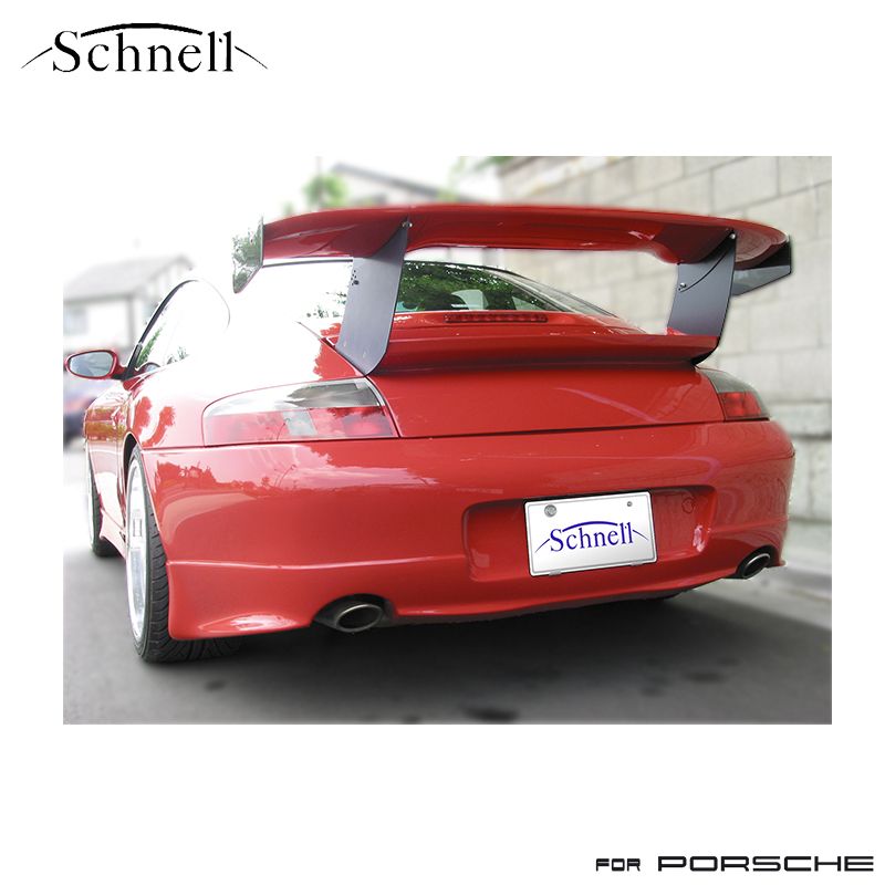 《 schnell 》ポルシェ 996 カレラ リアスカート FRP 黒ゲル仕上げ ※ Porsche 996 Carrera Rear Skirt《 シュネル 》｜イルサ店