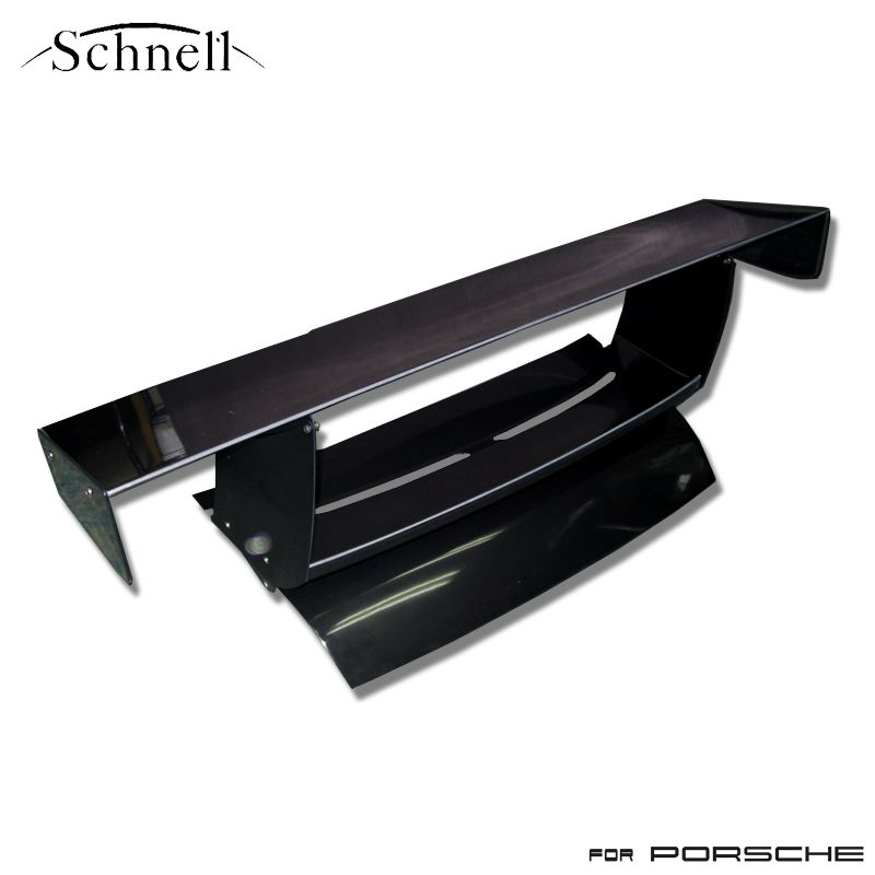《 schnell 》ポルシェ 996 カレラ GT3 カップタイプ リアウイング with フード ［ストレート］/ FRP ウエットカーボンウイング ※ Porsche 996 carrera GT3 Cup Type Rear Wing with Hood [ Straight ] / FRP CFRP-Wing《 シュネル 》