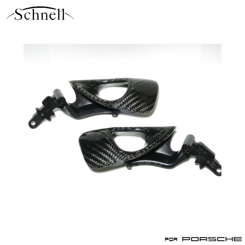 《 schnell 即日出荷 》ポルシェ 996 ボクスター986 ドアオープナー リアルカーボンシリーズ ※ Porsche 996 / 986 Boxster Carbon Door opener Real Carbon Serise《 シュネル 》