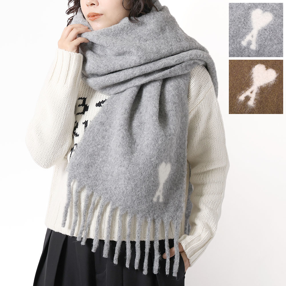 楽天市場】アミ AMI レディース メンズ マフラー AMI DE COEUR USF673