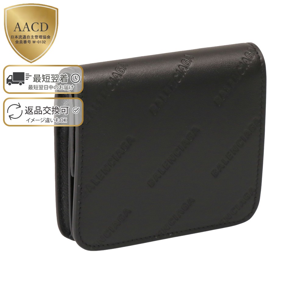 楽天市場】バレンシアガ BALENCIAGA 財布 二つ折り CRUSH フラップ