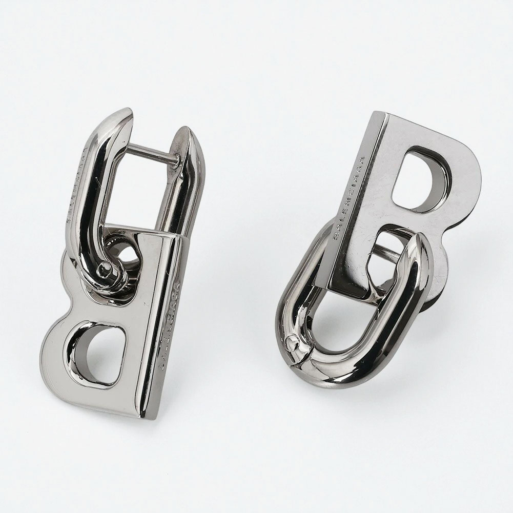 楽天市場】BALENCIAGA バレンシアガ ピアス LOOP MINI EARRINGS P