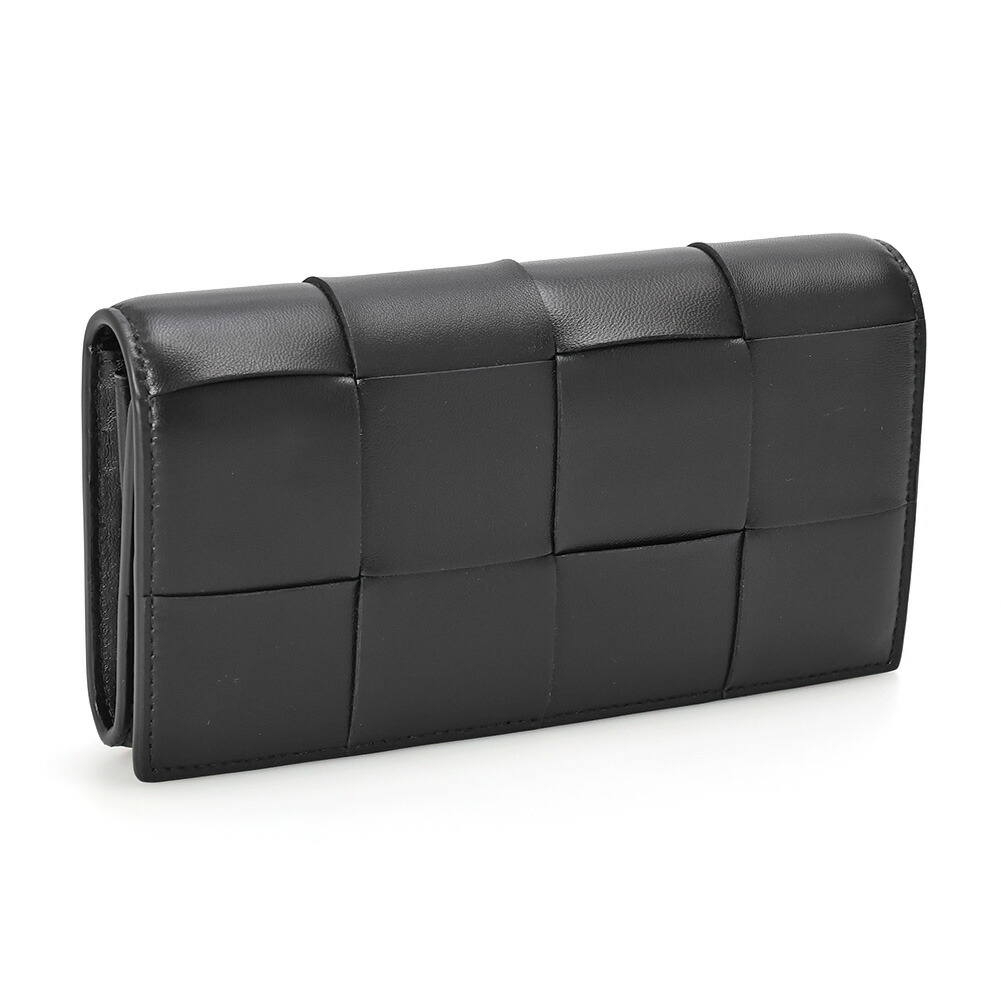 【極美品/現行/RFID搭載】ボッテガヴェネタ カセット 長財布 ラウンド 濃茶 BOTTEGA VENETA ボッテガヴェネタ 財布 長財布 CASSETTE LARGE FLAP