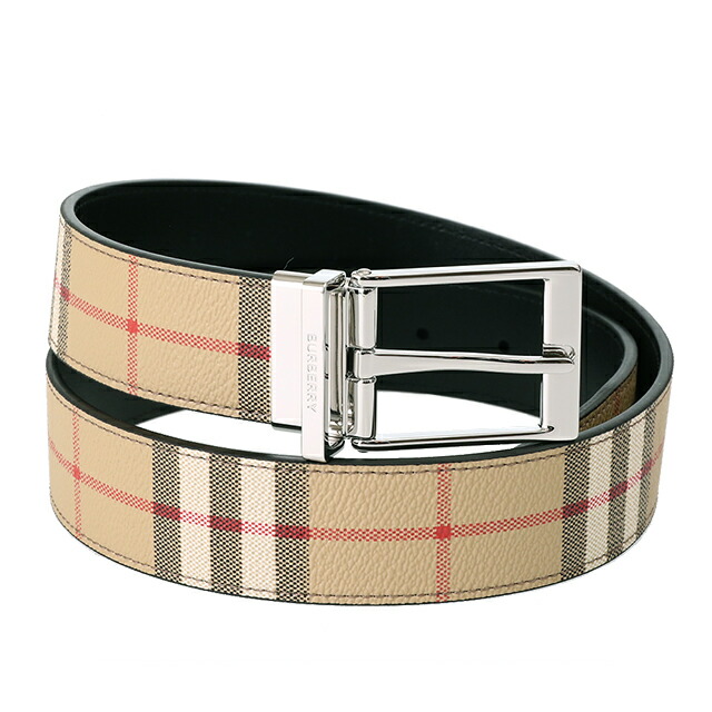 楽天市場】BURBERRY バーバリー Check and Leather Reversible