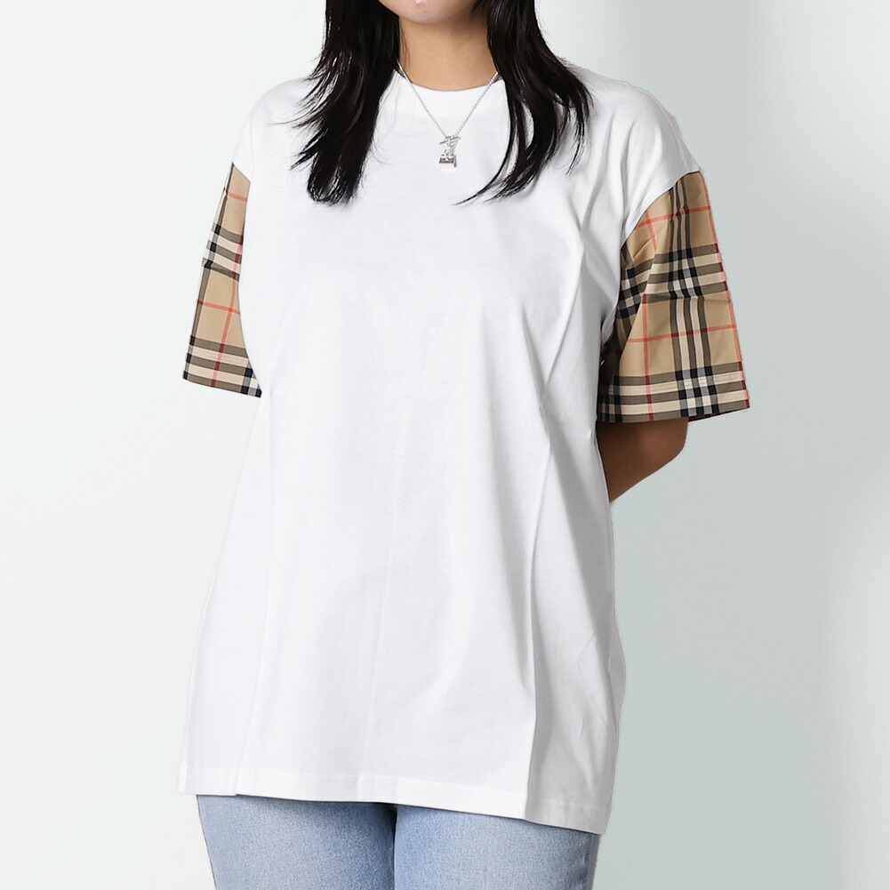 楽天市場】BURBERRY バーバリー Vintage Check Panel Cotton T