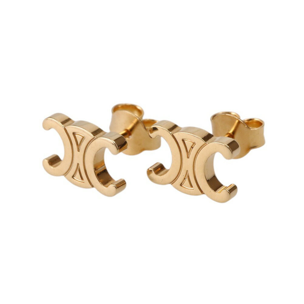 トリオンフ グルメット スタッドピアス CELINE セリーヌ Triomphe Gourmette Studs Earrings ピアス