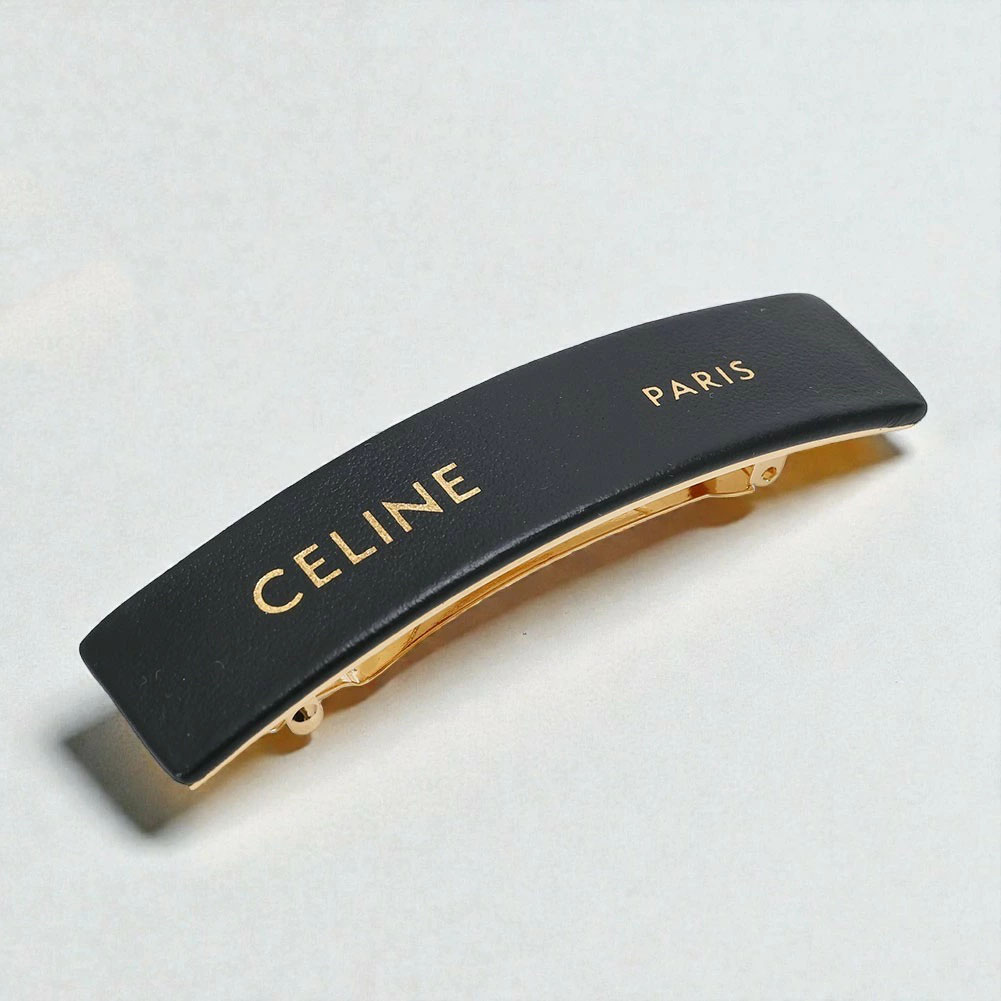 楽天市場】CELINE セリーヌ ヘアクリップ TRIOMPHE トリオンフ