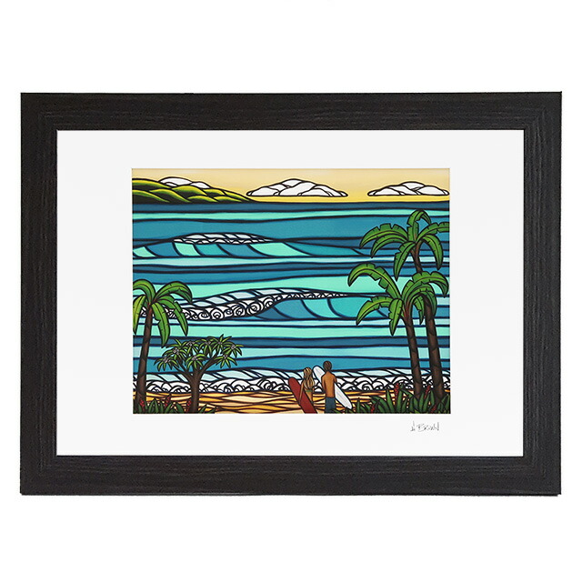 ヘザーブラウン☆シルクスクリーン　フレーム付 hb9041p.jpg