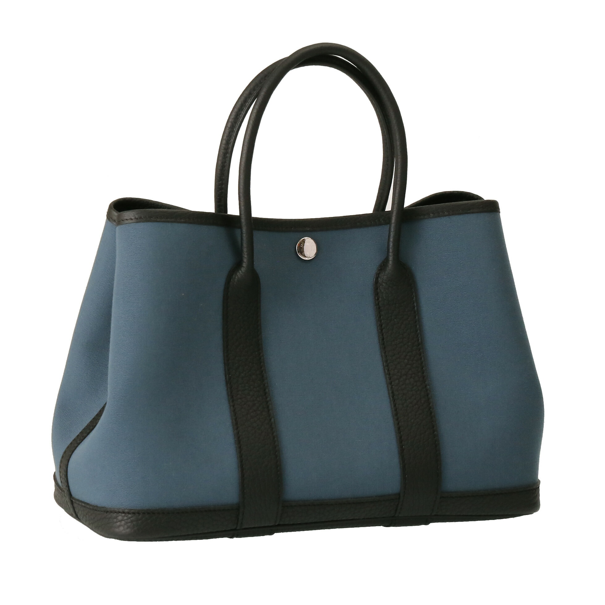 HERMES ガーデンパーティー 箱 エルメス ガーデンパーティ36/PM ブラック トワルオフィシエ
