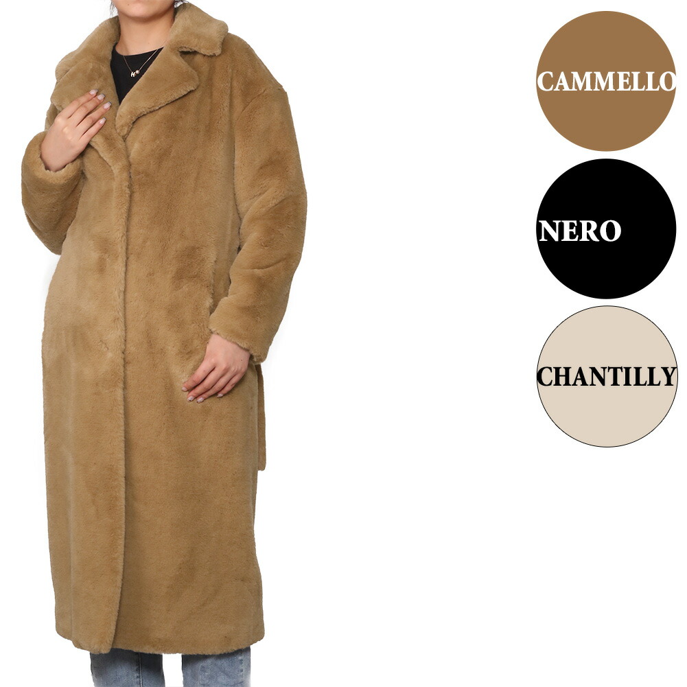 【☆新品タグ付き☆】HERNO　ヘルノ ファーコート　サイズ４０　エコ HERNO ヘルノ エコファー ダブルブレスト ファーコート