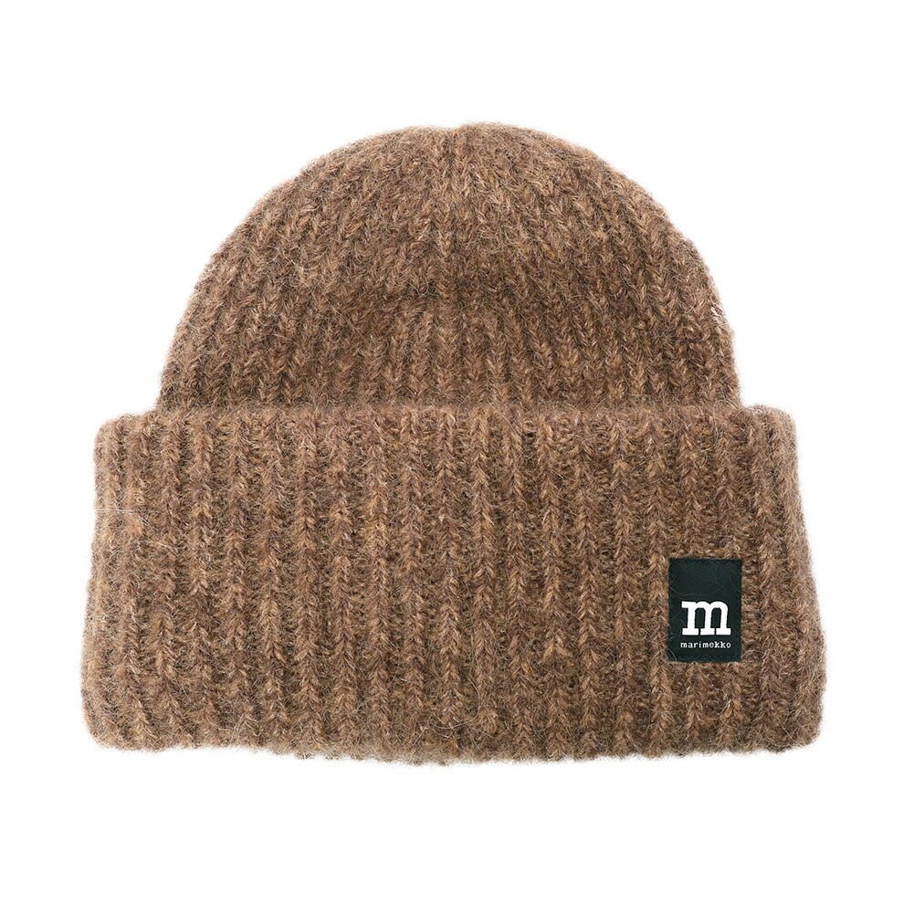 新品未使用 マリメッコ ニット帽 ウニッコ柄 Ludia Solid ブラウン 楽天市場】Marimekko マリメッコ Ludia Solid Beanie ニット帽