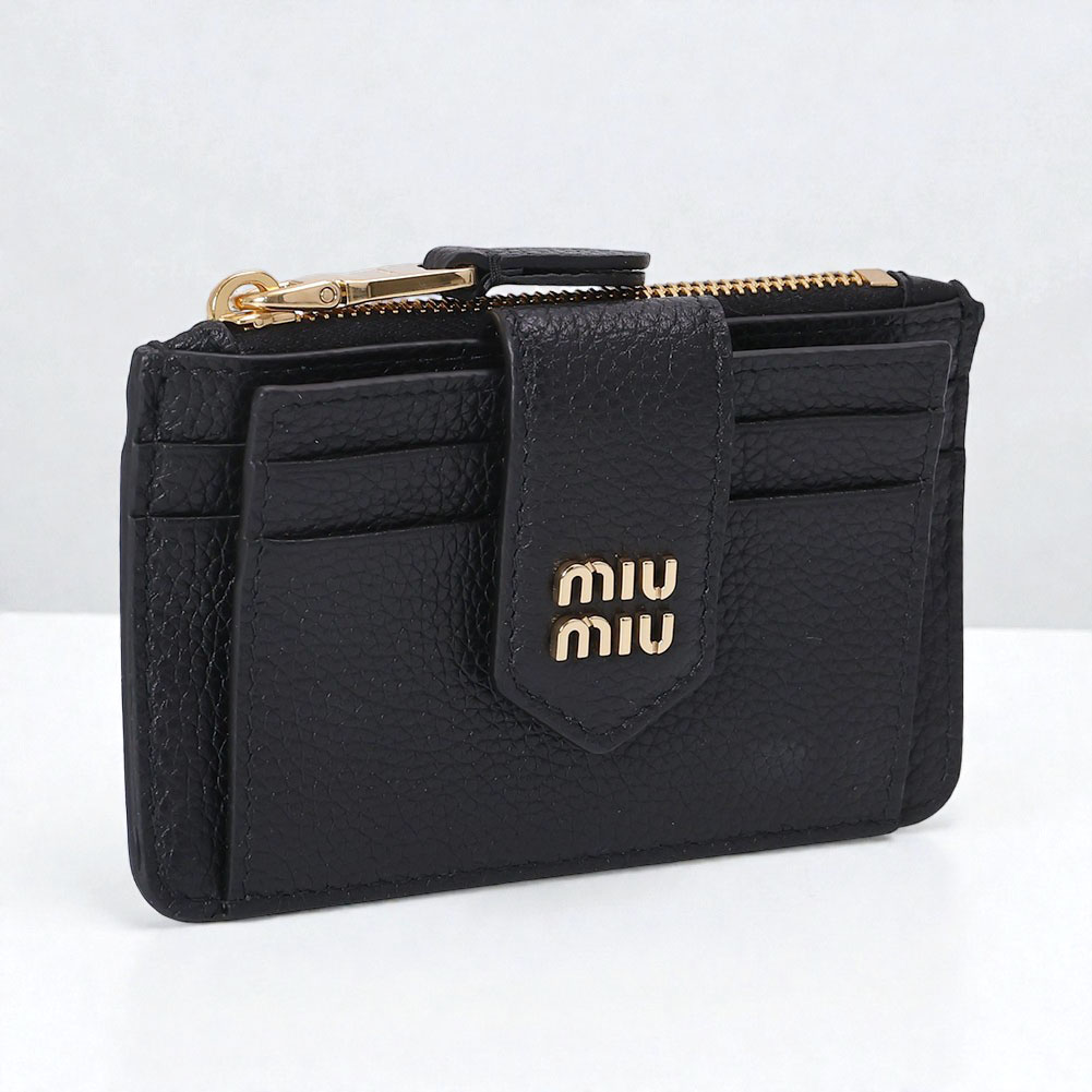 楽天市場】MIU MIU ミュウミュウ カードケース 定期入れ レザー 5MC093