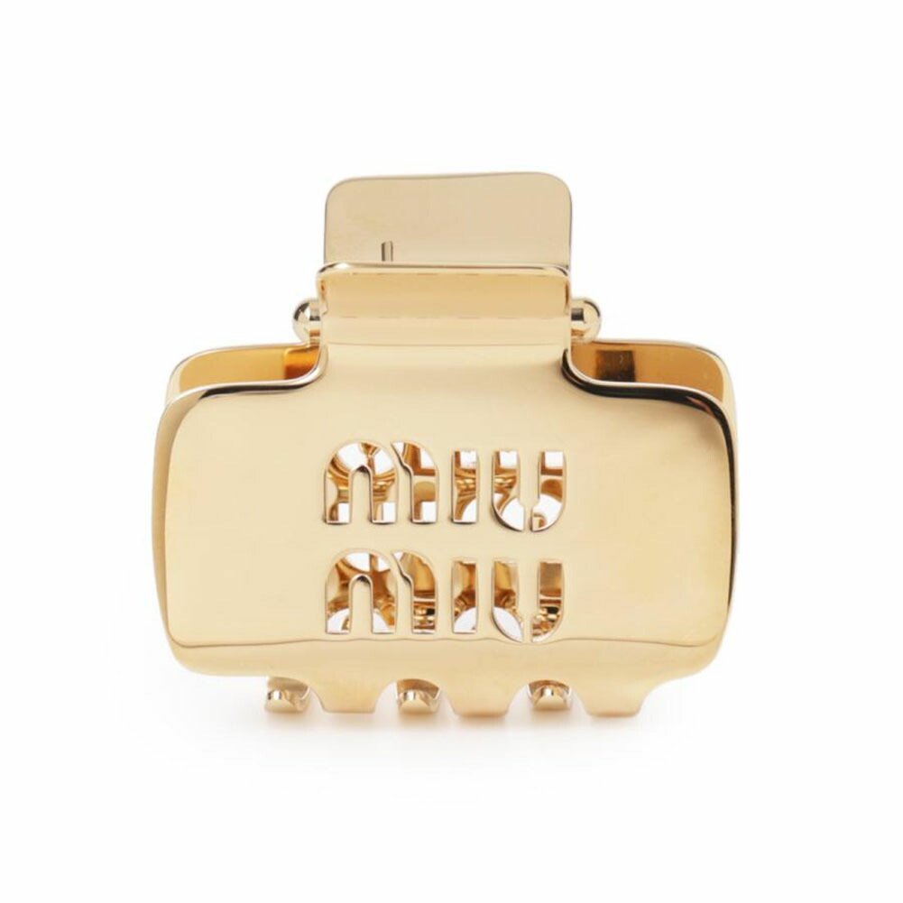 miumiu バレッタ レッド 楽天市場】ミュウミュウ miu miu ヘアクリップ 2点セット