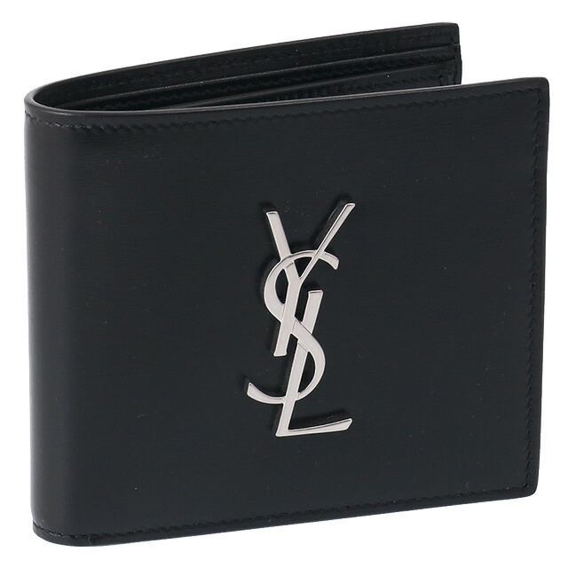【美品】サンローラン 2つ折り財布 小銭入れ付 YSL 610193 ブラック 楽天市場】サンローラン SAINT LAURENT 二つ折り長財布