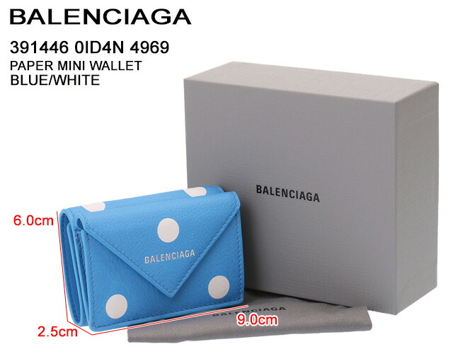 Wallet ペーパーミニウォレットドットデザイン 3つ折り小財布 ミニ財布 コインケース ブルー ホワイト Mini 0id4n バレンシアガ Balenciagapaper Mini 0id4n サマーラストクリアランス 5倍 財布 ケース 4969 Blue White イル テライオ 年春夏ラスト Wallet ペーパーミニウォレットドットデザイン 3つ折り小財布 ミニ財布 コインケース ブルー ホワイト Mini 0id4n バレンシアガ Balenciagapaper Mini 0id4n サマーラストクリアランス 5倍 財布 ケース 4969 Blue White イル テライオ 年春夏ラスト