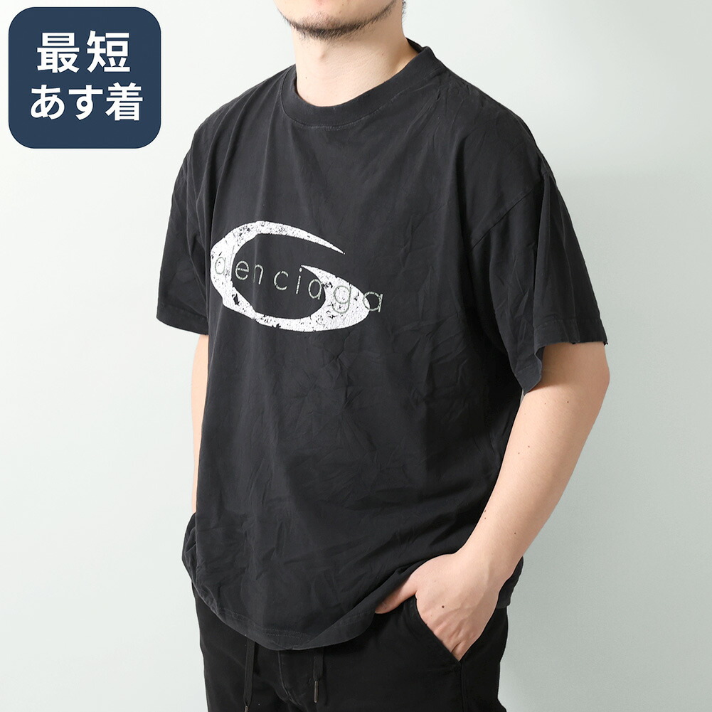 楽天市場】バレンシアガ BALENCIAGA クルーネックカットソー ブラック