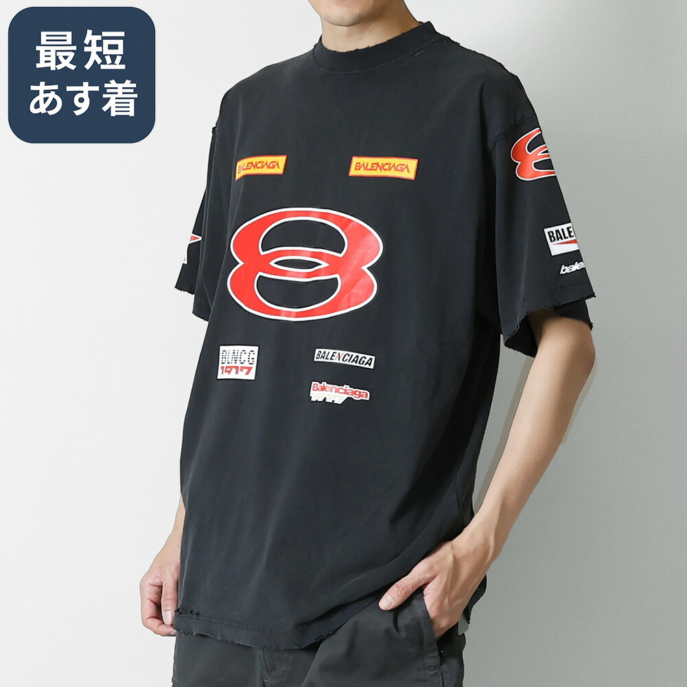 品格 バレンシアガ Tシャツ BOXING クルーネック オーバーサイズ 国内在庫】BALENCIAGA Boxing オーバーサイズ ロゴTシャツ