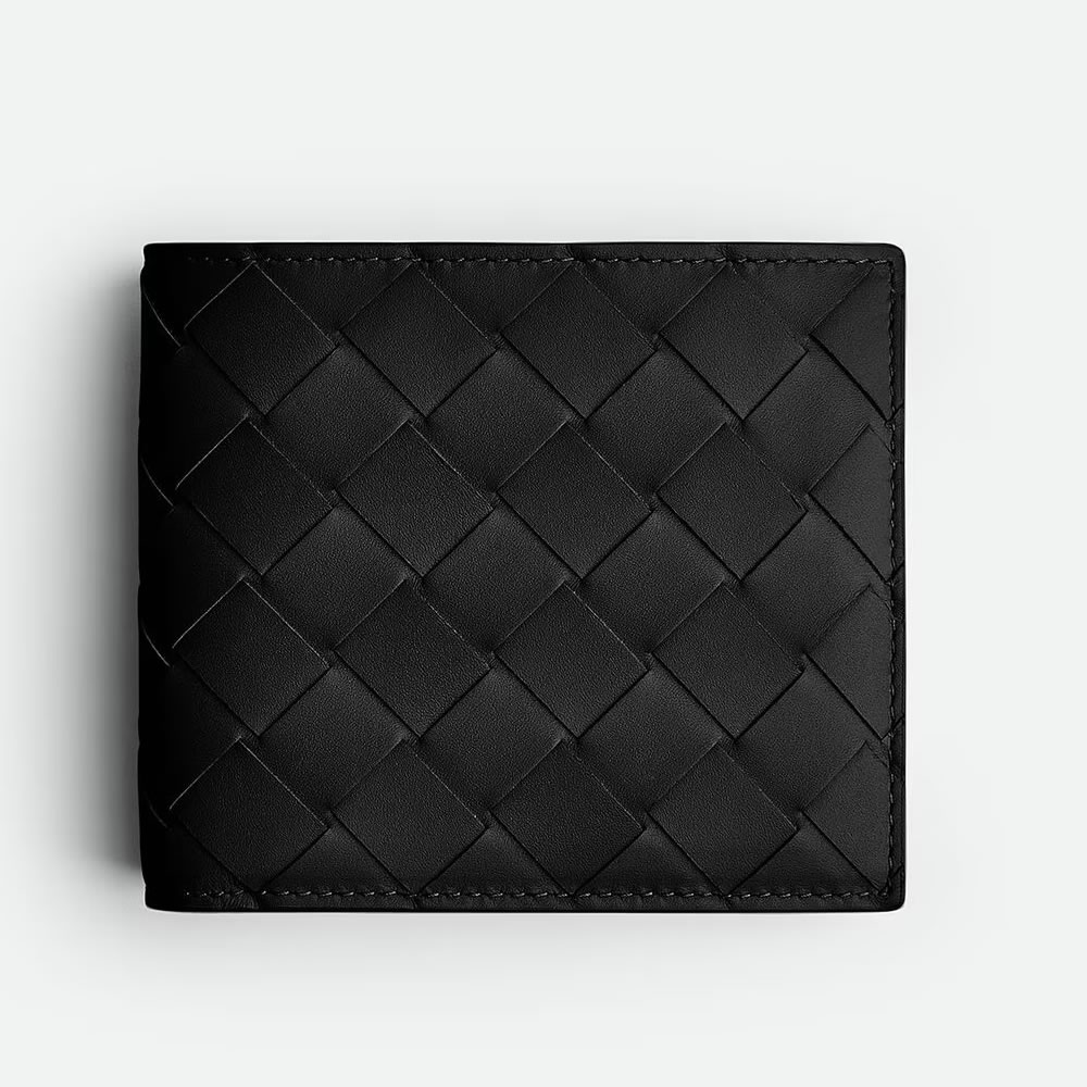 未使用級✨付属完備✨ボッテガ 折り財布 スクエア ラウンドジップ 黒 ボッテガヴェネタ BOTTEGA VENETA 財布 長財布 ラウンド