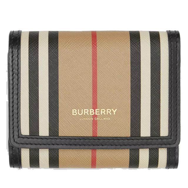 2週間節する 5二倍 バーバリー Burberry Ls Lancaster Ifr スモール アイコン棒縞e帆布 フォールディングウォレット 3つ折りミニ金入れ タン 褐色 026 Archive Beige 21年間春サマー新作 Lady S 100 縄墨優雅さ Damienrice Com