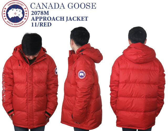楽天市場 ポイント5倍 カナダグース Canada Goose Approach Jacket アプローチジャケット 防水仕様 メンズフード付きダウンジャケット レッド 78m 11 Red イル テライオ