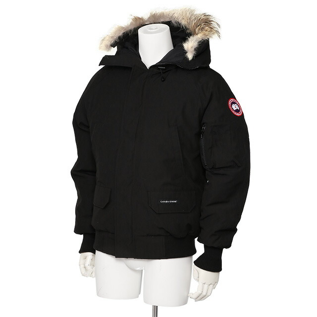 canada goose bomber jacket black