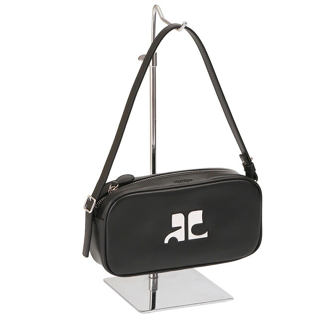 Courreges ショルダーバッグ レザー Camera Bag REEDITION LEATHER CAMERA BAG - courrèges