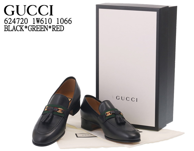 グッチ／GUCCI ウェブ＆インターロッキングG付き・メンズローファー