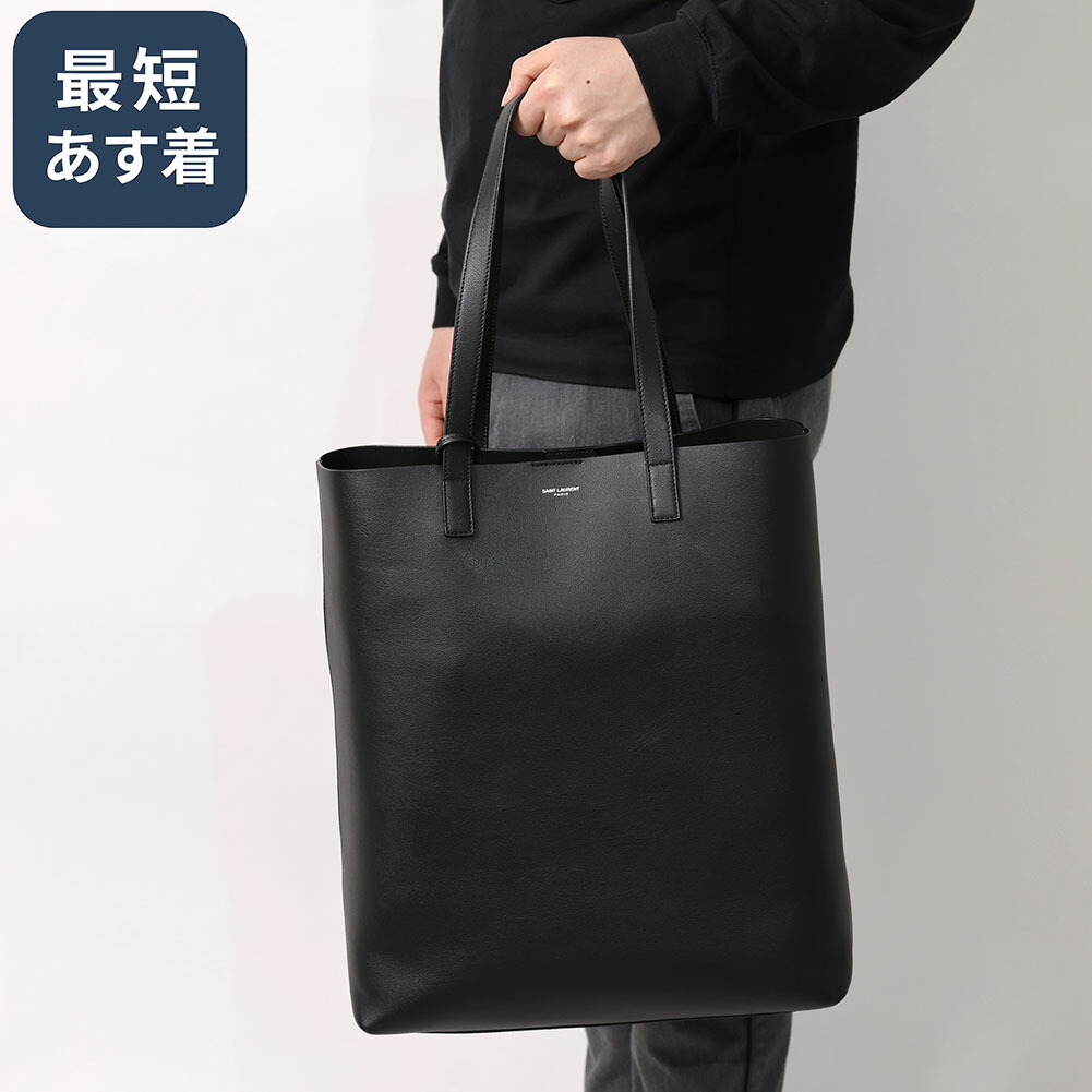 【関税込】 リブ ゴッシュ トートバッグ - ブラック 三越伊勢丹 | SAINT LAURENT/サンローラン_men通販
