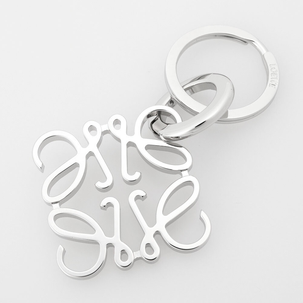 【ｸｰﾎﾟﾝ5%OFF】ロエベ／LOEWE "ANAGRAM KEY RING・アナグラム キーリング"　アナグラムモチーフ キーリング(パラジウム・シルバー) 111.25.203 9230／PALLADIUM[返品OK]｜イル　テライオ