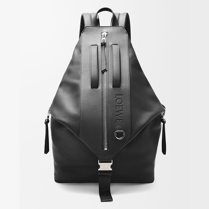 LOEWE ロエベ バックパック アナグラム ジャガード　メンズリュックサック VIP特価☆LOEWE☆アナグラムバックパック☆ジャカード&カーフ☆ (LOEWE