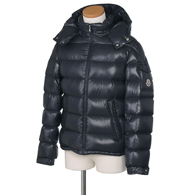 楽天市場 ポイント5倍 モンクレールジュニア キッズ ボーイズ Moncler Junior New Maya ニューマヤ メンズ ナイロン ダウンジャケット ダウンコート ネイビー 1a125 650 742 F2 Navy 12a 14a イル テライオ