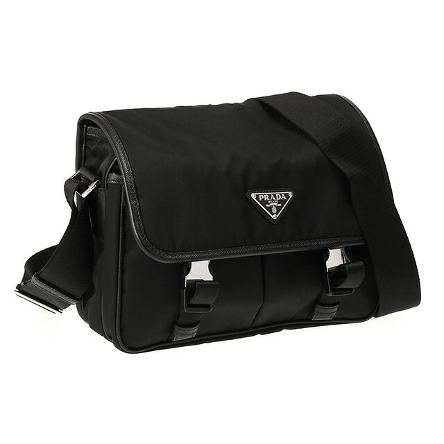 【美品】プラダ メッセンジャーバッグ サフィアーノレザー×ナイロン 黒 楽天市場】【P5倍】プラダ／PRADA
