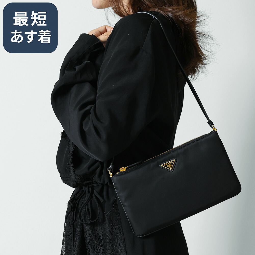 注目◇PRADA◇leather smartphone case◇ショルダーバッグ Black Leather smartphone case | PRADA