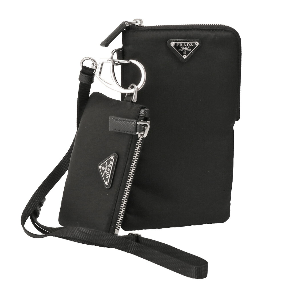 最終値下げ！！PRADA re-Nylon ミニポーチ　ブラック □PRADA プラダ Re-Nylon ミニポーチ (PRADA/ショルダーバッグ