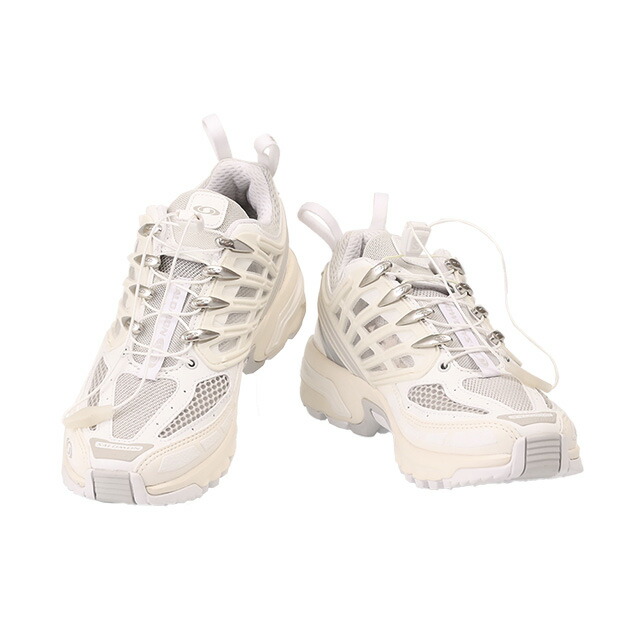 【SUMMER SALE】【ｴﾝﾄﾘｰでP5】サロモン／SALOMON "ACS PRO・エーシーエス プロ&rdquo; ユニセックス メンズ レディース スポーツスタイルシューズ・ローカットスニーカー(ホワイト&times;バニラアイス&times;ルナロック) L4717990020／WHITE*VANILA ICE *LUNAR ROCK[返品OK]｜イル　テライオ