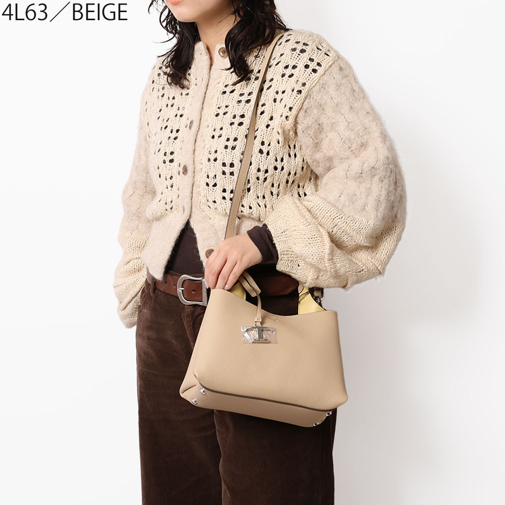 【P5倍】トッズ／TOD'S"レザー バッグ マイクロ" T タイムレス 2WAYハンド&ショルダーバッグ XBWAPAEL000 QRI (ブラック・ブラウン・ホワイト・グレー・ナチュラル・ベージュ) B999・9P13・ 2L64・9P09・4L11・9O15・4L62・4L63・4L64・6L25[返品OK]