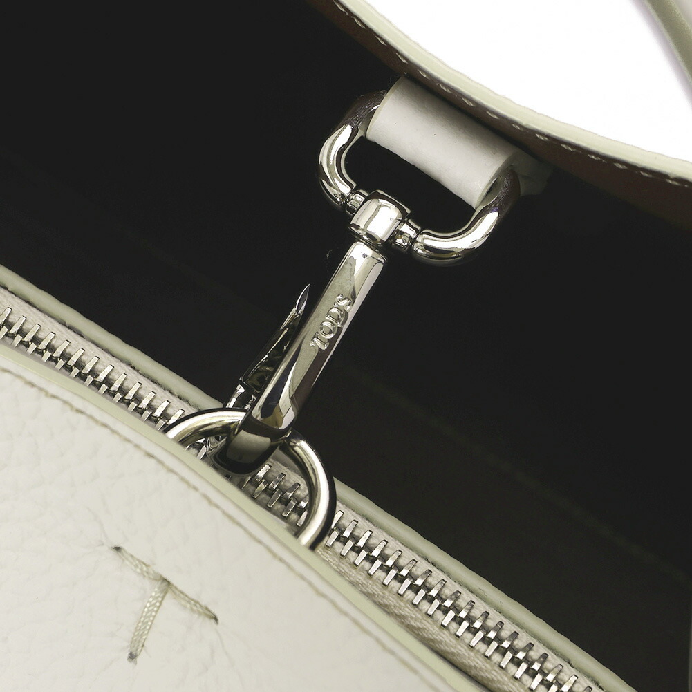 【P5倍】トッズ／TOD'S"レザー バッグ マイクロ" T タイムレス 2WAYハンド&ショルダーバッグ XBWAPAEL000 QRI (ブラック・ブラウン・ホワイト・グレー・ナチュラル・ベージュ) B999・9P13・ 2L64・9P09・4L11・9O15・4L62・4L63・4L64・6L25[返品OK]