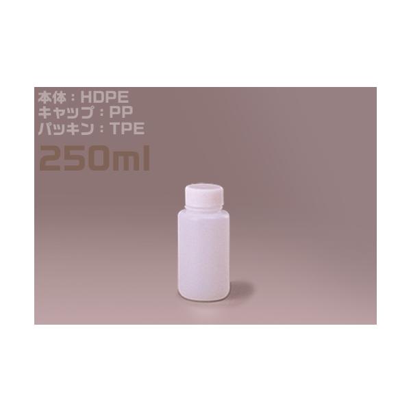 Jボトル白色広口瓶 250ml （200本入） 品番:101-81113