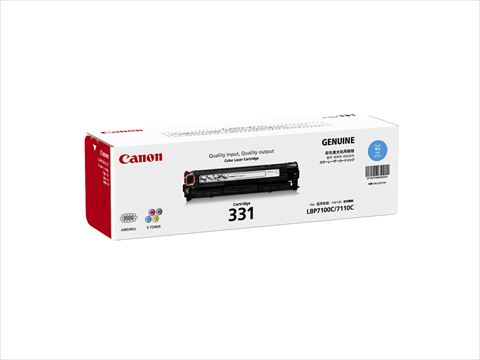 【貨物輸送無料】【完全無欠品】Canon キヤノン トナーカートリッジ 331C シアン