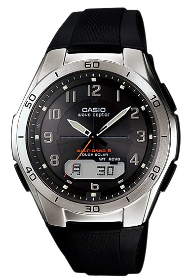【ゆうパケットで貨物輸送無料】CASIO・カシオ WVA-M640-1A2JF ソーラー電磁波時辰儀 ウェブセプター マルチダンス楽隊6