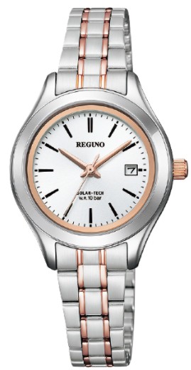 【ゆうパケットで送料無料】シチズン時計 REGUNO レグノ ソーラーテックレディス KM4-139-91 女性用ソーラー ペア