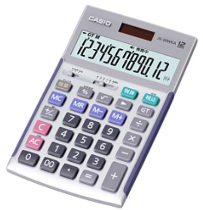 【ゆうパケットで送料無料】CASIO カシオ JS-20WKA-SR-N 本格実務電卓 検算