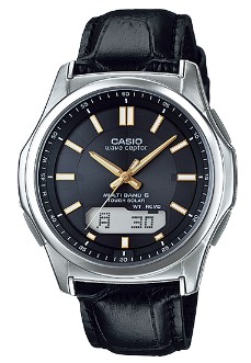 【ゆうパケットで貨物輸送無料】CASIO・カシオ WVA-M630L-1A2JF ソーラー電磁波時辰儀 waveceptor マルチ周波数帯域6