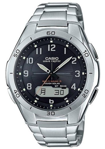 【ゆうパケットで送料無料】CASIO・カシオ WVA-M640D-1A2JF ソーラー電波時計 ウェブセプター マルチバンド6