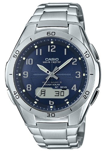 新品　CASIO カシオ　ソーラー電波時計　WVA-M640D-1A2JF 楽天市場】【送料無料】CASIO・カシオ WVA-M640D-1A2JF ソーラー
