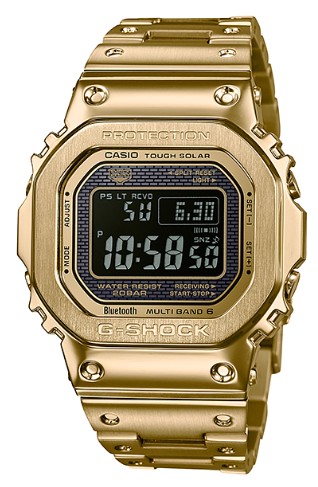 【送料無料】カシオ CASIO GMW-B5000GD-9JF 電波ソーラー腕時計 G-SHOCK メタルバンド