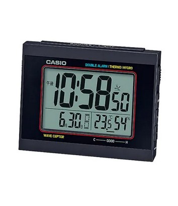 新品未開封　DQD-851J-8JF　CASIO　電波目覚ましクロック(置時計) 新品未使用 DQD-851J-8JF アラームクロック 国内正規品 置時計