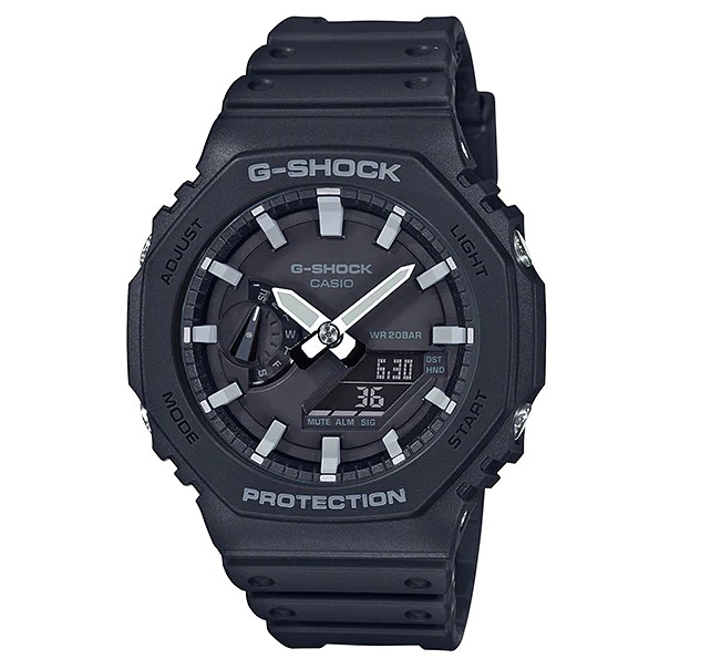 【送料無料】【国内正規品】CASIO・カシオ G-SHOCK GA-2100-1AJF ブラック カジュアル シンプルデザイン カーボン