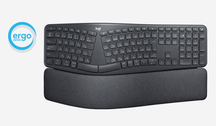 【貨物輸送無料】 ロジクール ERGO K860 エルゴノミック 透き間 鍵盤 フォービジネス K860B